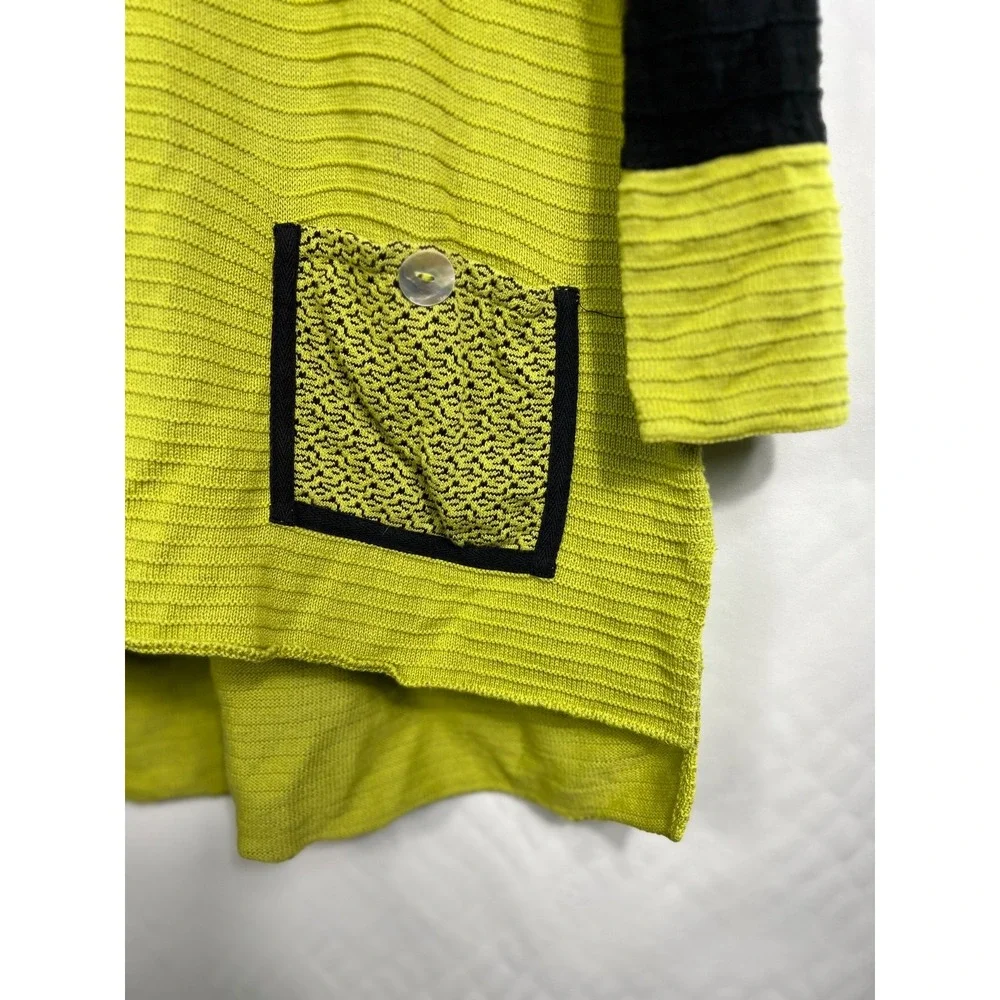 Margaret Winters‎ Size M Top Art Colorful Pocket Long Sleeve Lagenlook Modest